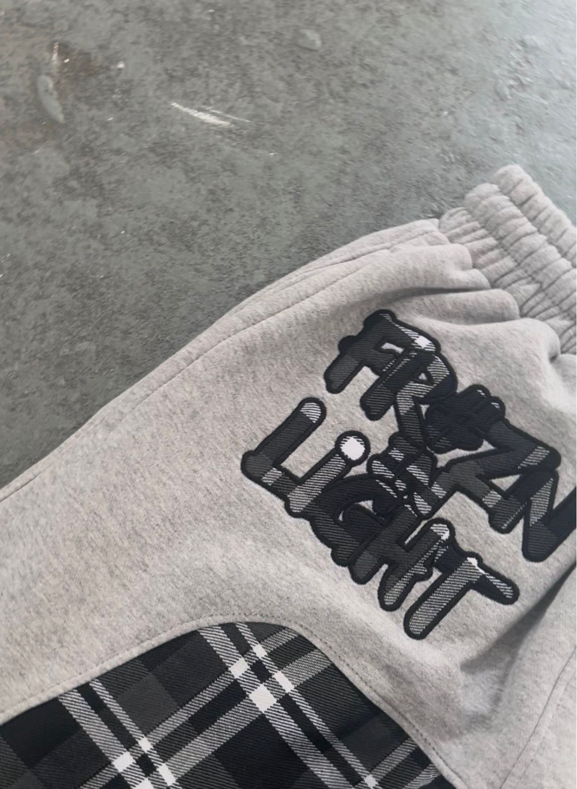 Pattern Joggers Black and White