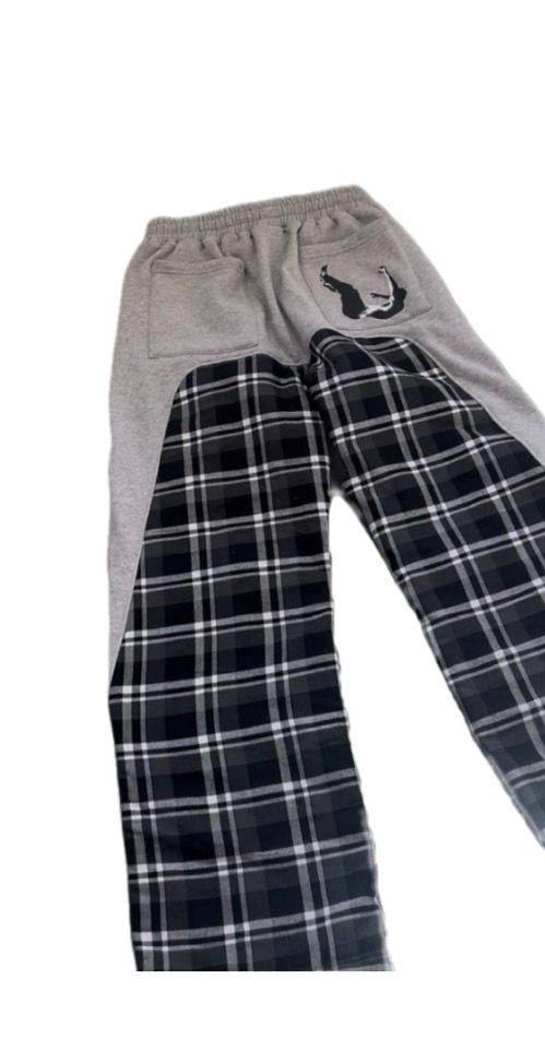 Pattern Joggers Black and White